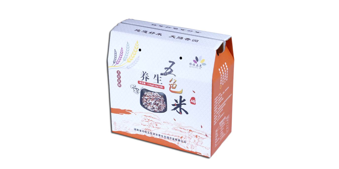 長(zhǎng)沙大米包裝盒訂做